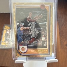 Panini 2022-23 NBA Hoops Lonnie Walker IV Gold Serial Numbered (#)2/10 Lakers!