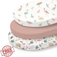 Little Grape Land Bassinet Sheets 3pk Bird