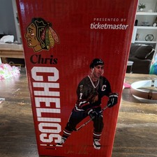Chris Chelios Chicago Blackhawks Centennial 1926-2026 Bobblehead Red/Black