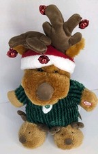 Dan Dee Animated Singing Reindeer  Sleigh Ride  Trim-a-Home 12  