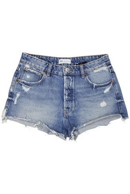 ZARA Shorts Damen kurze Hose Hotpants Gr. EU 38 Blau #tul7czx