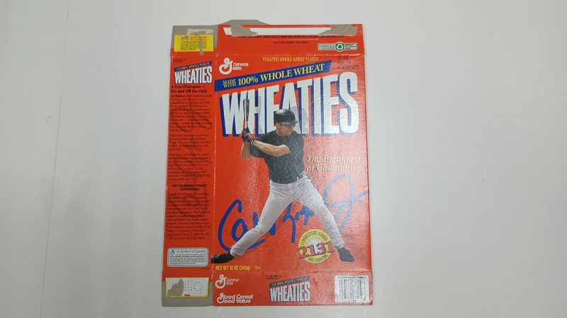 1995 General Mills Wheaties Cereal Box - Cal Ripken Jr.