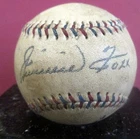 Jimmie Foxx - Autographed Baseball - Beautiful High Quality Replica