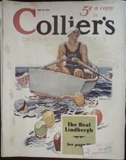 Collier's Magazine July 16, 1932 P.G. Wodehouse, Sax Rohmer "Fu Manchu"!