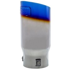 Dc Sports For Burnt Stainless Universal Bolt On Exhaust Slant Cut Tip 2.87 Inlet