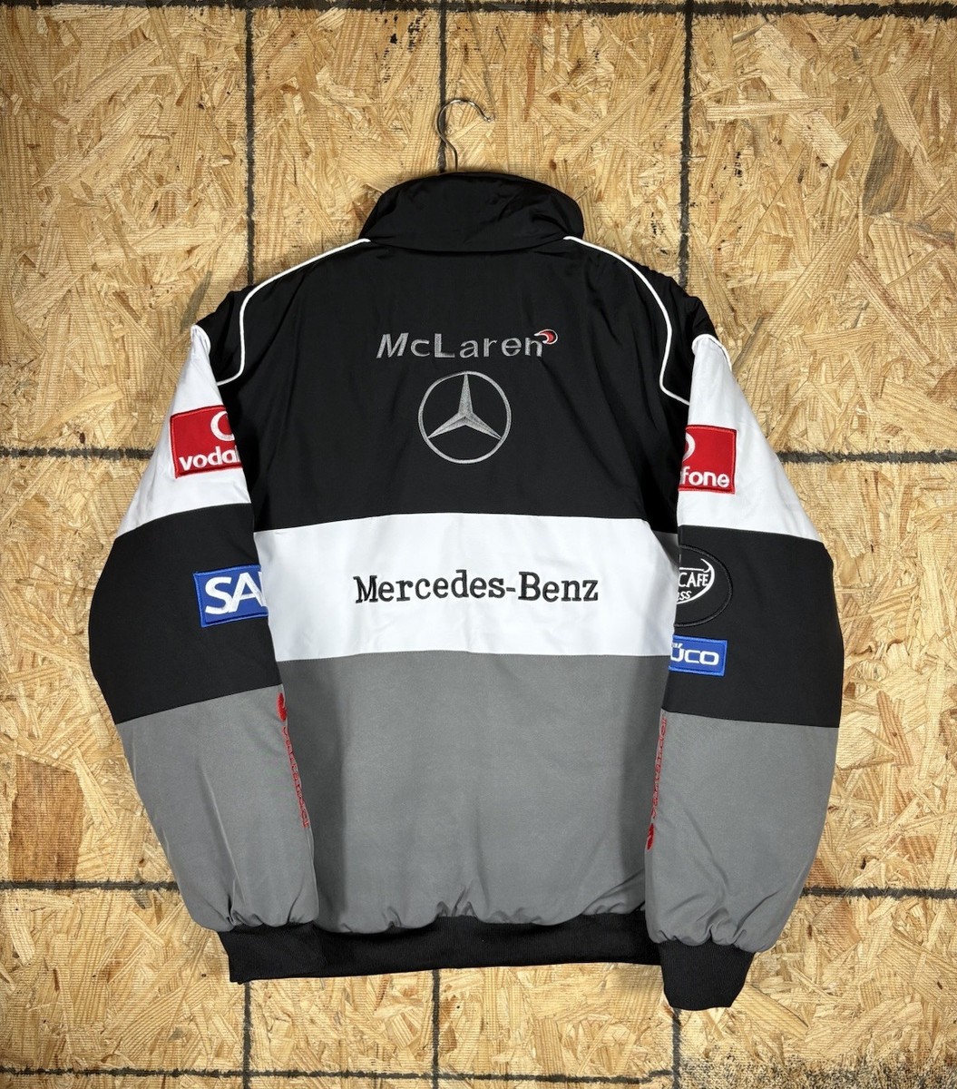 McLaren Mercedes F1 Racing Jacket Mens M Vodafone Mobil 1