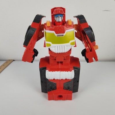 Transformers Rescue Bots Heatwave 9 Inch Night Fire Truck Playskool Heroes