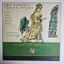 The Baroque Violin Sonata Jan Tomasow Anton Heiller Lp Vanguard SRV  197