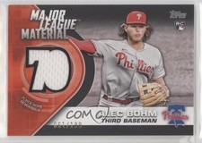 2021 Topps Update Major League Material Black 61/199 Alec Bohm #MLM-ABO 07rd