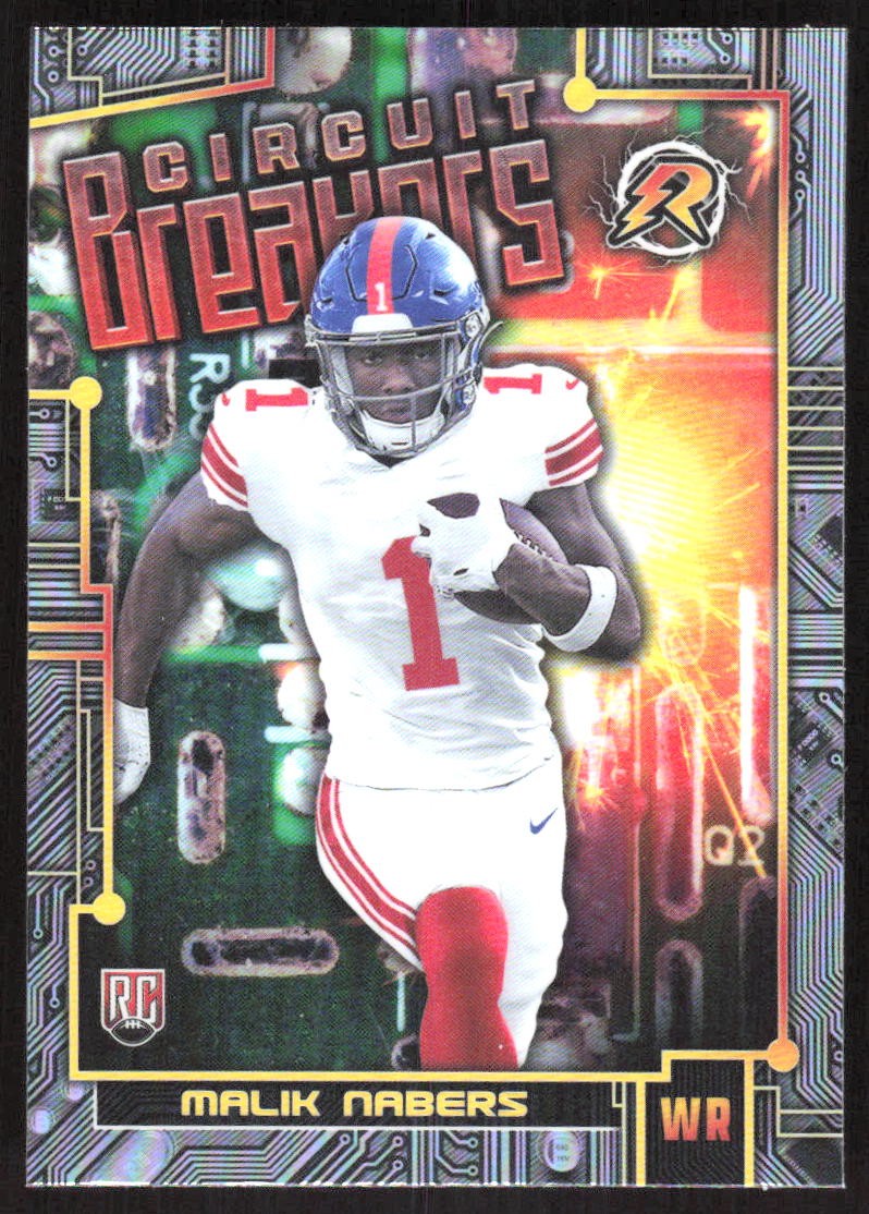 3283J 2024 Topps Resurgence #CB-2 Malik Nabers Circuit Breakers Refractor