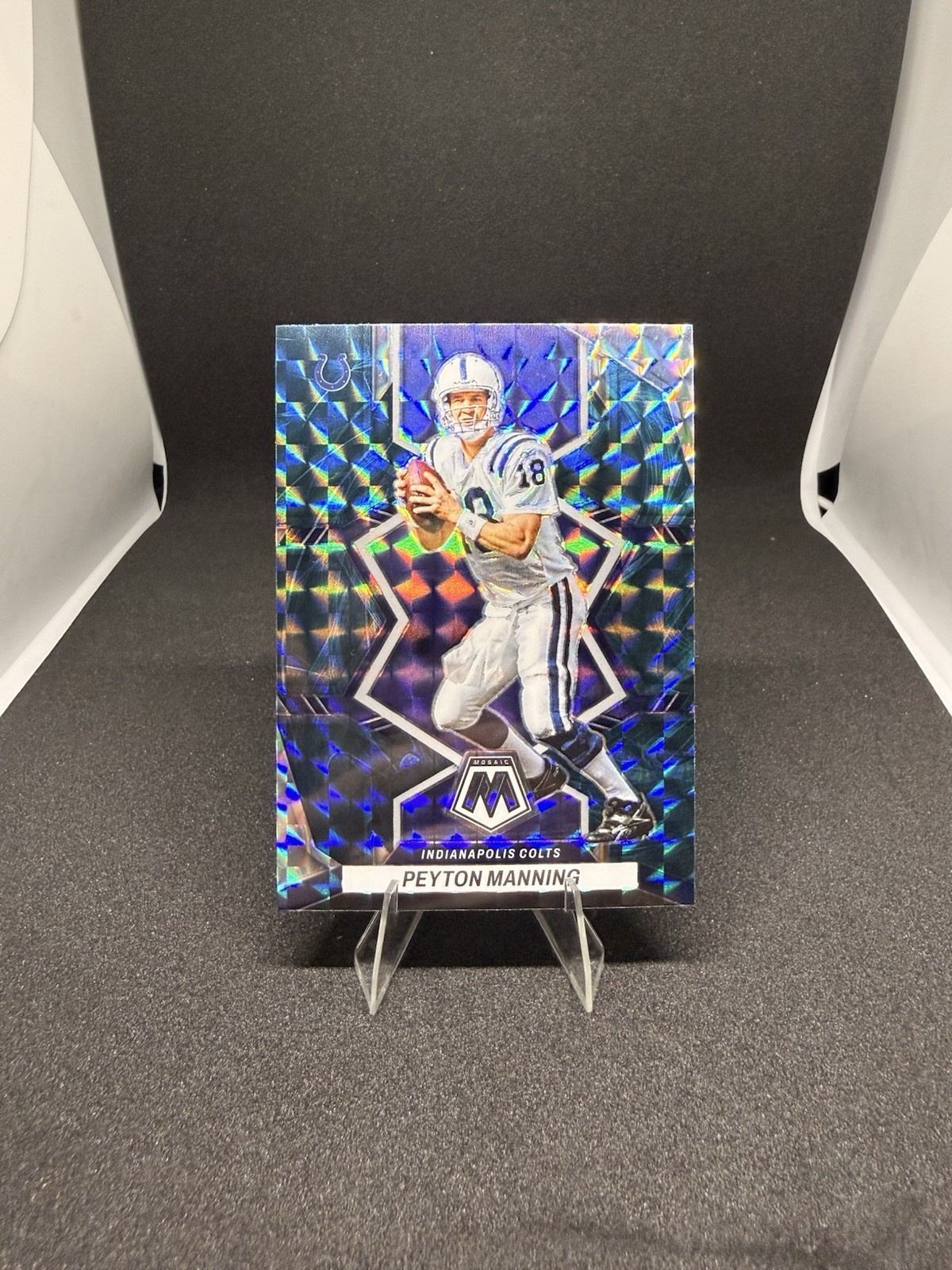 2022 Peyton Manning  Genesis Mosaic Prizm #87