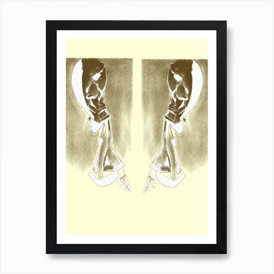 Ein Schritt ins Unbekannte Kunst Gerahmtes Wandbild Poster Leinwanddruck Bild