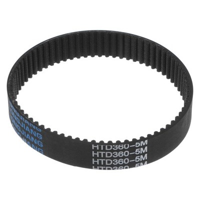HTD5M-360 Rubber Timing Belt 72 Teeth Closed Loop Belt 20mm Width, 360mm Length