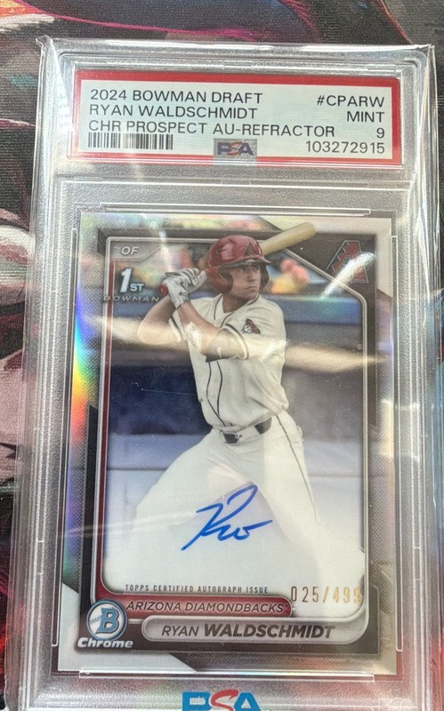 2024 Bowman Draft - Chrome Prospect Autographs Ryan Waldschmidt #CPA-RW...
