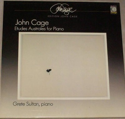 John Cage, Grete Sultan - Etudes Australes For Piano 1987 4xLP + Box WERGO WER 6