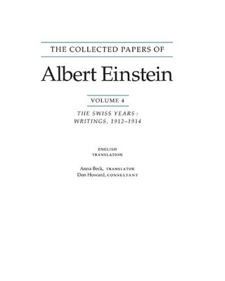 The Collected Papers of Albert Einstein, Volume 4 (English) b... - 9780691026107