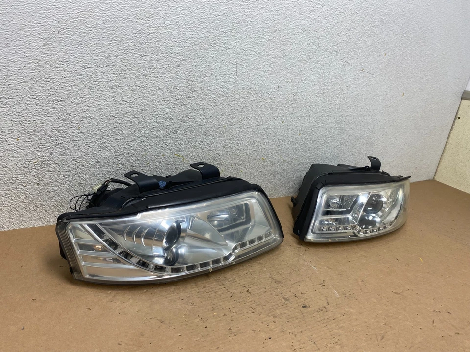 Juego faros LED cromados izquierda + derecha audi a4 2000 a 2004 p1022 dg Foto 3 de 4
