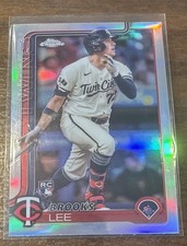 2025 Topps Chrome #234 Brooks Lee Twins RC Refractor