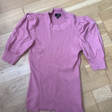 Damen Kurzarmpullover Dünn, Größe L Lila