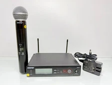 SHURE SLX4 Receiver Shure SM58 SLX2 Wireless Handheld Microphone J3 572-596MHz