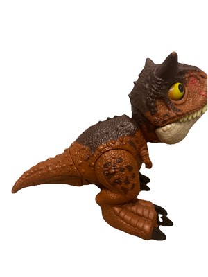 Jurassic World Camp Cretaceous Wild Chompin' Carnotaurus Toro Dino Escape WORKS