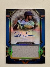 2024 Topps Triple Threads Dansby Swanson Autograph Single Jumbo Relic /10 CUBS