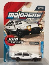 Majorette Jdm Legends Toyota Ae86 Gt Apex White Black 164 3 In Package