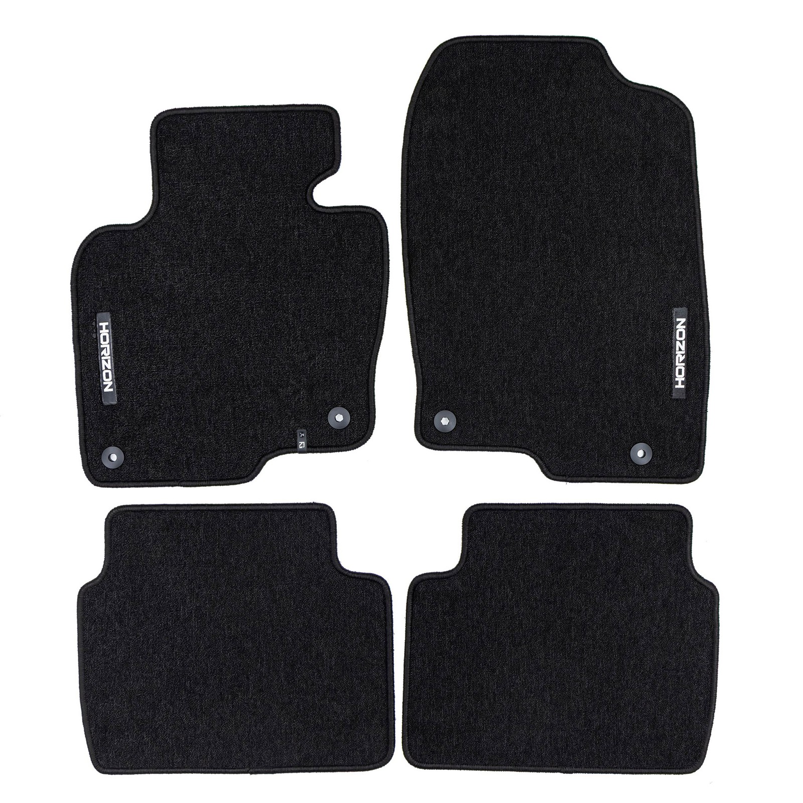Tapis de sol Mazda CX-5 II en velours premium noir sur mesure