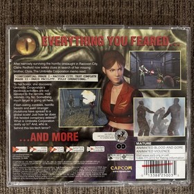Resident Evil -- CODE: Veronica (Sega Dreamcast, 2000) With Reg CARD!
