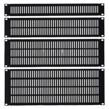 Metal Blank Rack Mount Panel Spacer 1U 2U 3U 4U Vented for 19" Server Cabinet