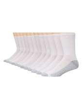 Hanes Men's Double Tough Durability Big  Tall Crew Socks, 12-pack