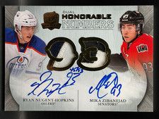 Nugent-Hopkins & Zibanejad 2011-12 UD The Cup Dual Honorable Numbers #DHN-NZ /93