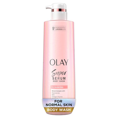 Super Serum Body Wash for Normal Skin, 24Hr Long Lasting Hydration, 5+ Ingredien