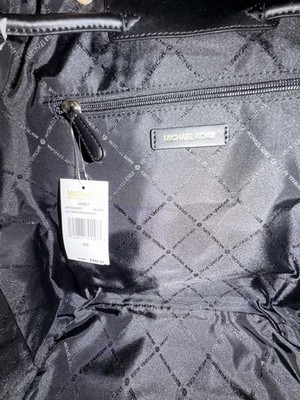 Michael Kors Abbey Large Cargo Backpack Black | eBay