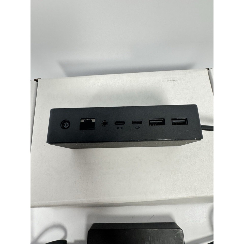 Microsoft Surface Dock 2 Model 1917 Docking Station w/ Adapter MPN 1931 ...