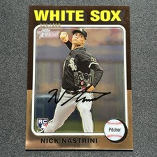 2024 Topps Heritage High Number Nick Nastrini Chrome /699 #647 White Sox RC
