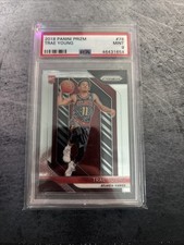 2018-19 Panini Prizm Trae Young Rookie Card RC #78 PSA 9 MINT. rookie card picture