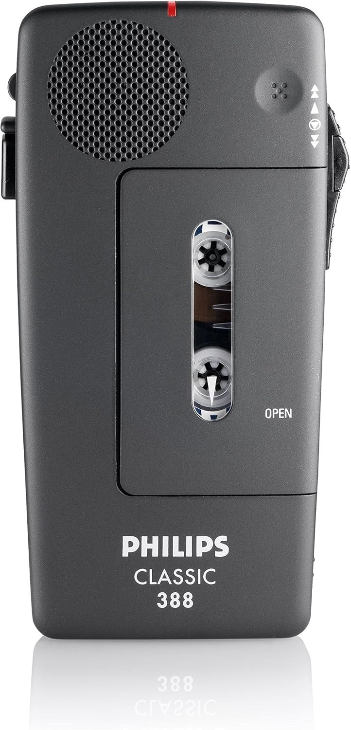 Philips LFH388 Pocket Memo Voice Recorder Mini Cassette LFH0388/00B