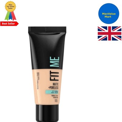 Blendable Fit Me Foundation - Matte Finish, Farbton 105 Natural Ivory, Größe 30 ml