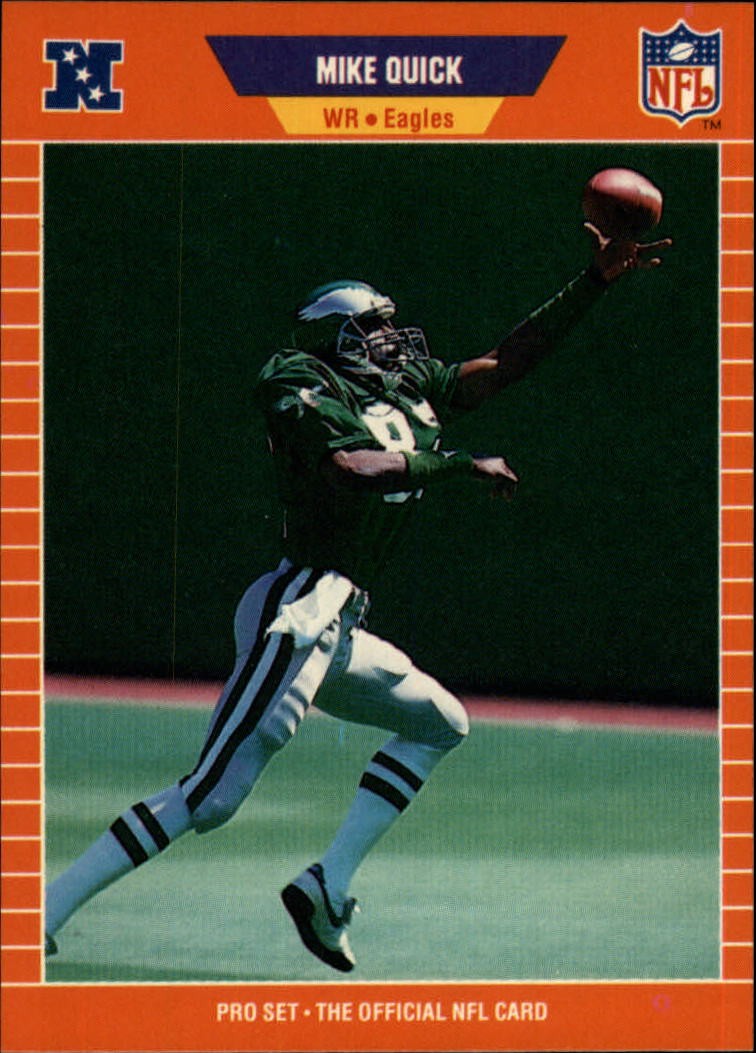 1989 Pro Set #319 Mike Quick - FB
