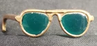GI Joe Doll Green Lense Vintage Sunglasses
