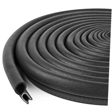 Automotive Door Weather Stripping Car Door Rubber Edge Trim Seal Strip 30Ft