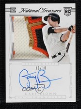 2015 Panini National Treasures Rookie Silhouette Black 10/10 Gary Brown Auto 0b0