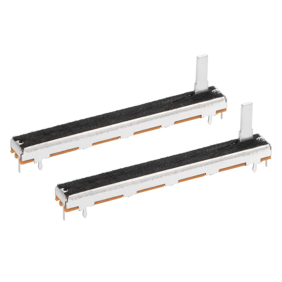 Potenziometro Stereo Lineare 10K 10Kohm B10K Doppio Perno 15mm Mono - Foto 3