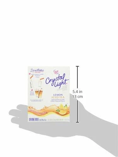 Crystal Light On The Go Sticks - 20oz Water Bottle Size - Iced Tea - 30ct Boxes - Image 3 of 4