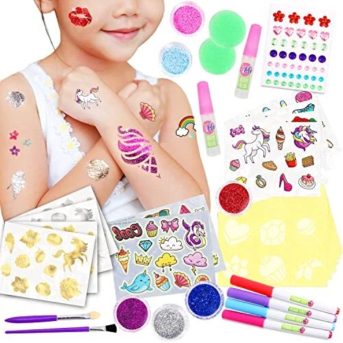 Glitter tattoos kit deals