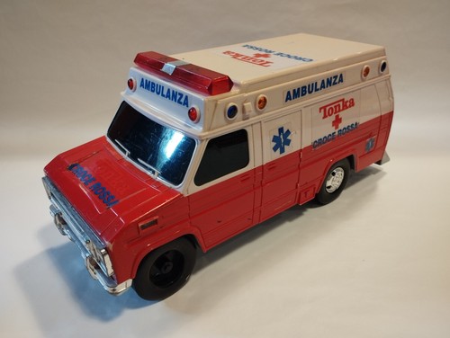 Ambulanza Croce Rossa Giocattolo, Marca Tonka Hasbro 2001 - Imagen 2 de 14