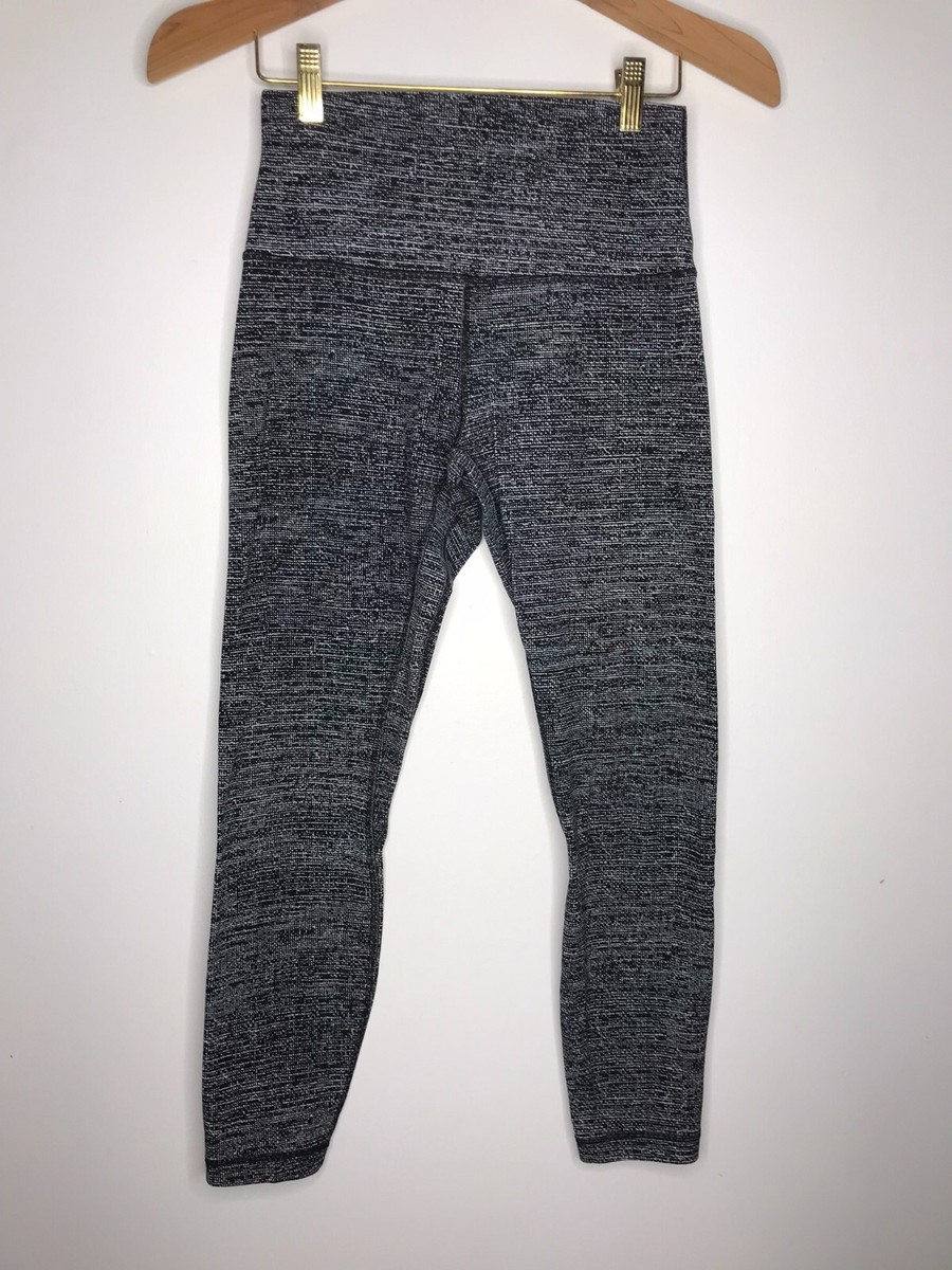 E　lululemon Align25 ブラックXS(2) 、M（6） Lululemon Women's Size 6 Align Pant II 25 Black Gray