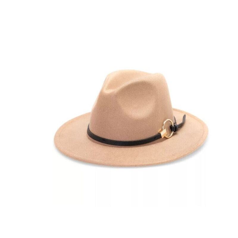 INC International Concepts Ladies Koe Camel Brown Fedora Sun 