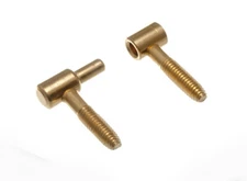 New 3 Pairs Of Anuba Screw Less Hinges 36 X 9 EB Brass Plated Steel - Onestopdiy